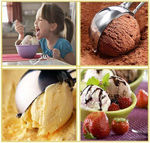Picture of Stainless Steel Ice Cream Scoop Multi Use Food Spoon Silver