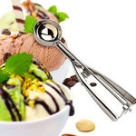 Picture of Stainless Steel Ice Cream Scoop Multi Use Food Spoon Silver