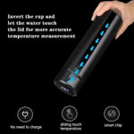 Picture of Stainless Steel Water Thermal Bottle Led Temperature Display Black