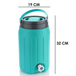 Picture of Plastic Double Walled Water Jug, Hot And Cold, 7.5 Liter Insulated Plastic Water Jug Camper Jar With Tap Hot And Cold Upto 5-6 Hours | Bpa Free | Multicolor (7500ml Jug)
