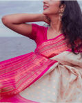 Picture of Expensive Banarasi Silk Saree For Enagemnet