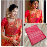 Picture of Expensive Fancy Silk Saree For Wedding With Blouse Pice