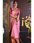 Picture of Beauftiful Jecard Border Saree For Wedding