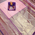 Picture of Beauftiful Jecard Border Saree For Wedding