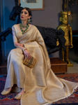 Picture of Banarasi Soft Lichi Saree Best Design For Wedding
