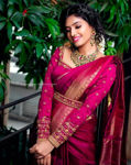 Picture of BEAUTIFUL RICH PALLU AND JACQUARD WORK ON ALL OVER THE SAREE.