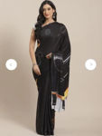 Picture of Festival collection with black printed saree