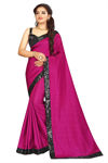 Picture of Beautiful Banglory Pink Silk Saree For Wedding With Blouse