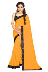 Picture of Banglory Yellow Silk With Fully Sequence Work With Blouse Piece