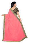 Picture of Expensive Pure Georgette Best Colour Saree With Blouse