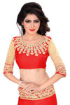 Picture of PURE  Georgette With   Fancy Lace &  Beautiful Blouse saree