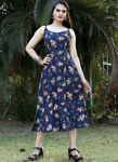 Picture of Beautiful Navy Blue Best Colour Western Wear Dresses