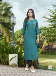 Picture of Pure  Georgette With   Fancy Lace &  Beautiful Blouse Kurti