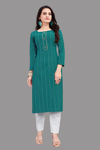 Picture of Modern And Beautiful Pure Cotton Green Kurti