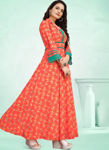 Picture of Digital Printed Multicolor Western Wear For Party