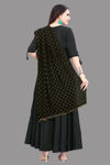 Picture of Beautiful And Plain Dress Type Stylish Black Kurti
