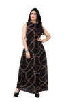 Picture of Pure  Georgette With   Fancy Lace &  Beautiful Black Kurti For Women