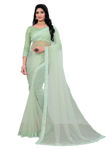 Picture of Pure  Cotton  With   Fancy Lace &  Beautiful Blouse Saree
