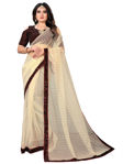 Picture of Pure Butter Fly Off White Sequence Work And Beautifull Saree