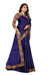 Picture of Heavy Satin Silk Saree With Blouse For Weddind