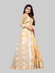 Picture of Beautiful Satin Saree With Blousefor Wedding