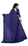 Picture of Heavy Pure Polyester Lycra  Silk Saree Foe Wedding
