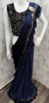 Picture of Super Demanding Beautiful Ready To Wear Sequins Saree