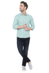 Picture of Pure Cotton And Checks Pattern Men's Shirt