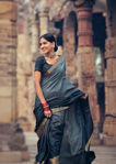 Picture of Pure Vichitra  Fancy  And Stylish  Saree