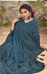 Picture of Pure Georgette With Foli Print  Fancy Saree