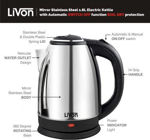Picture of Livon 2L Electric Kettle Stainless Steel