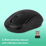 Picture of Zebronics Zeb Dash Plus Wireless Optical Mouse  (2.4Ghz Wireless,