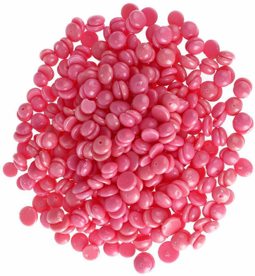 Picture of Rose Pink Hard Wax Beans Stipples No Pain Bikini Wax Pink 1 Kg