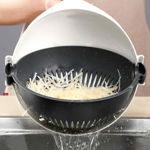 Picture of 9 In 1 Multifunction Magic Rotate Vegetable Cutter With Drain Basket.