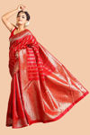 Picture of Beautiful Rich Pallu & Jacquard Work On All Over The Saree