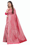 Picture of Soft Lichi Silk Cloth.Beautiful Rich Pallu Saree. .For Woman