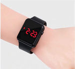 Picture of Fashion New Kids Digital Date And Time Black Dial Led Watch