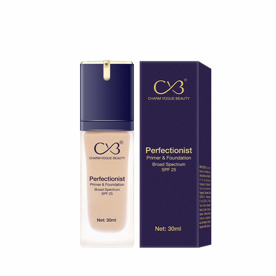 Picture of Cvb C59 Perfectionist Primer & Foundation With Spf25 Liquid Face Cream