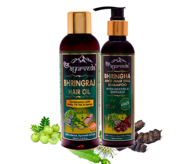 Picture of Him Ayurveda Bringha Hair Care Combo Pack