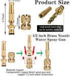 Picture of Water Spray Nozzle 1/2", Adjustable Spray, Connects To Hose Pipe