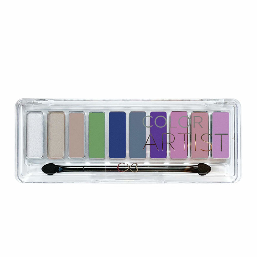 Picture of Cvb Ess-102 10 Colours Eyeshadow For Sultry, Glimmering (Shade 01)