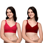 Picture of Hiral Enterprise Non Padded Bra Pack Of 2